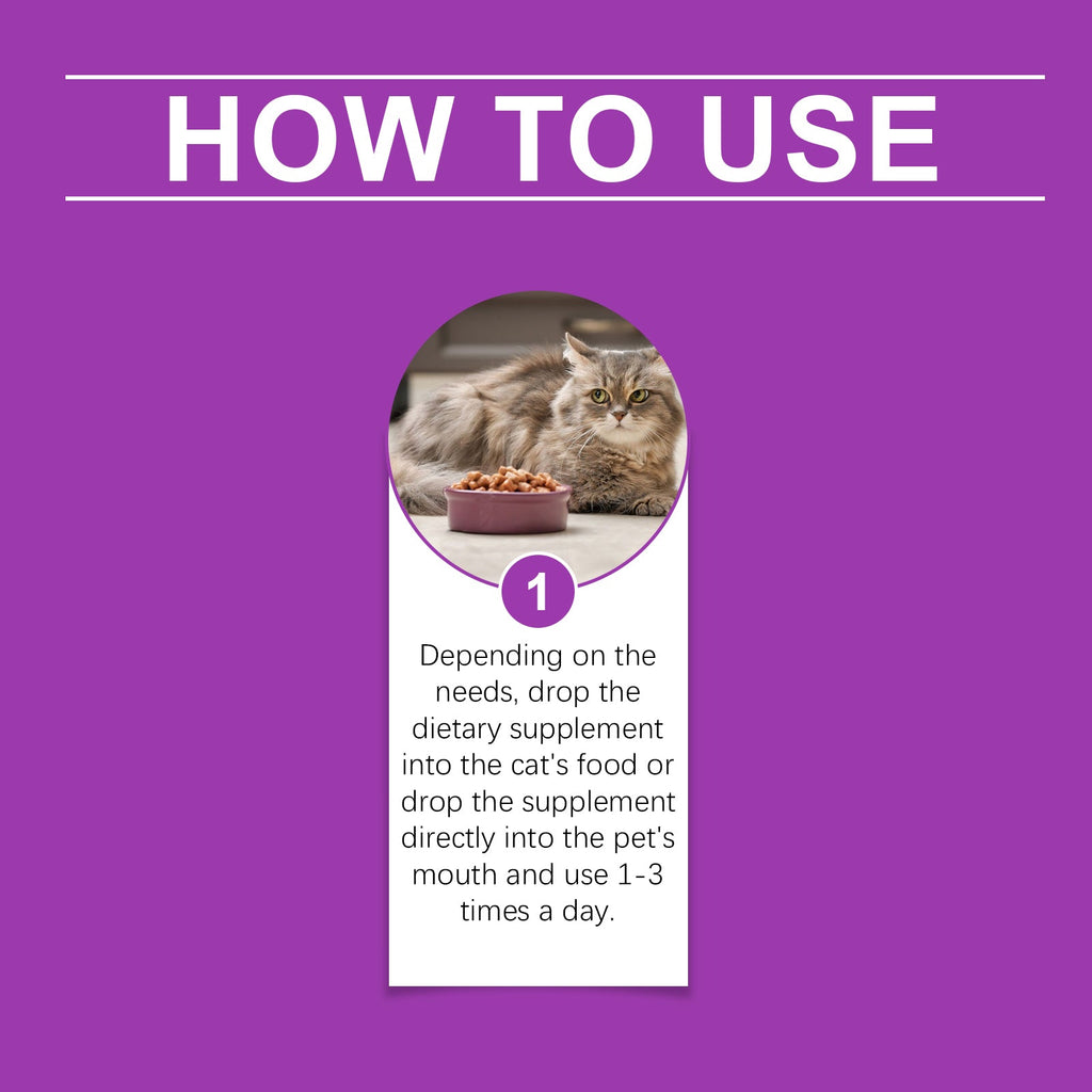 Pet Cat Vitamin Drops Care For Pets With Physical Discomfort Daily Care Vitamin Supplements