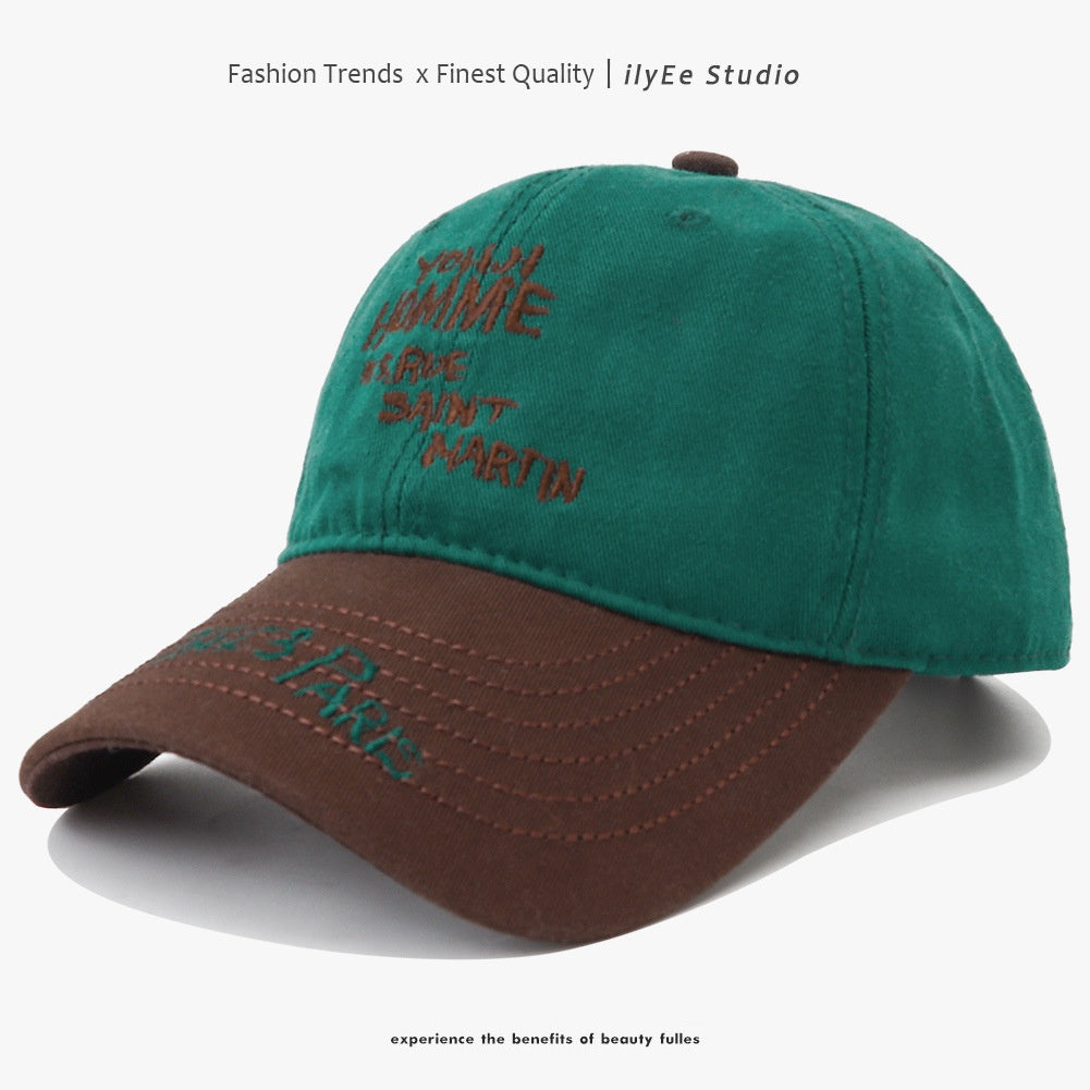 Big Head Circumference Peaked Cap Fashion Trendy Baseball Cap For Men