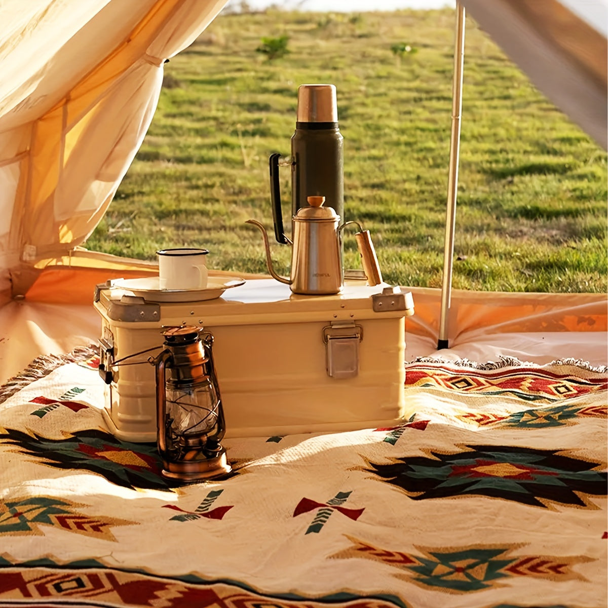 Picnic Blanket Bohemian | Camping Mat Tablecloth Sofa Blanket Indoor Outdoor Universal Carpet — image 6