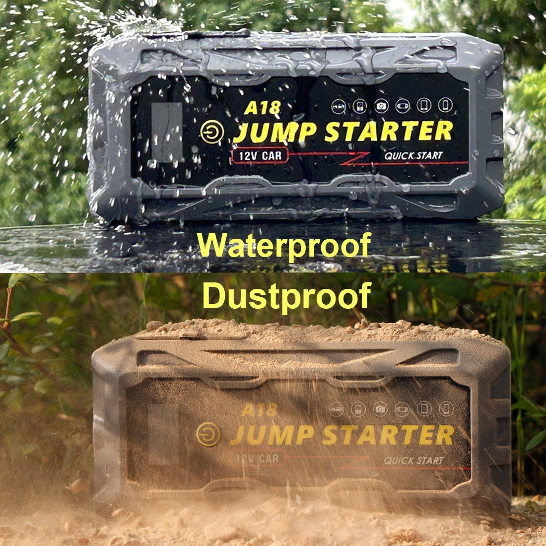 A18 Waterproof Car Emergency Start Power Supply