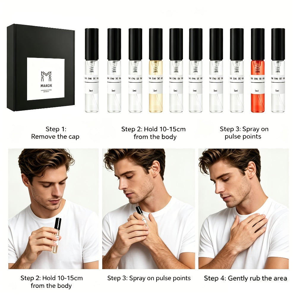 Perfume Gift Set for Men & Women Unique Niche Fragrance Multi-Style Devil Twilight Fantasy for Bath Time, Home Spa and Person