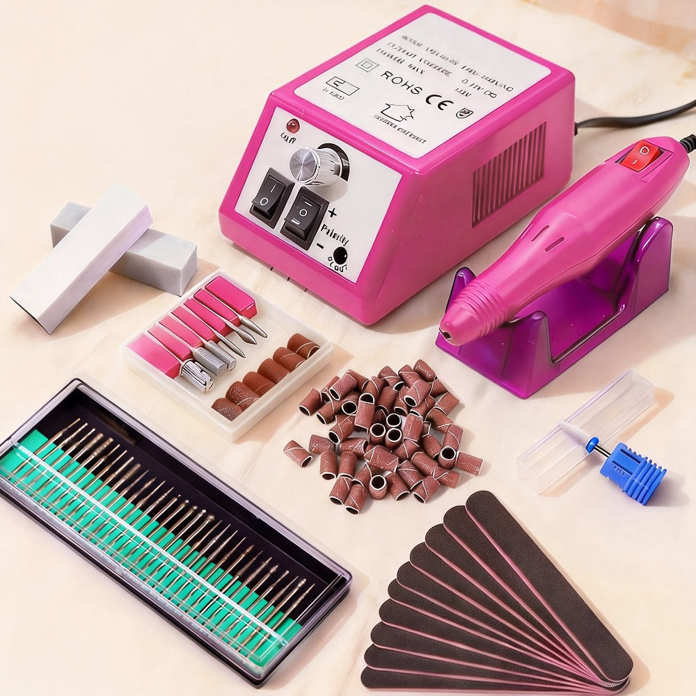 Electric Nail Drill 20000 RPM Console Kit with 6 Bits, 50 Sanding Bands and Standard or 8-in-1 Options — image 27
