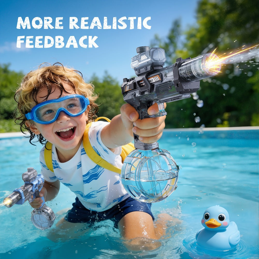 Two-Piece Electric Light-and-Sound Water Blaster Sets in 727 or 737 Models and Blue or Black Colors — image 7
