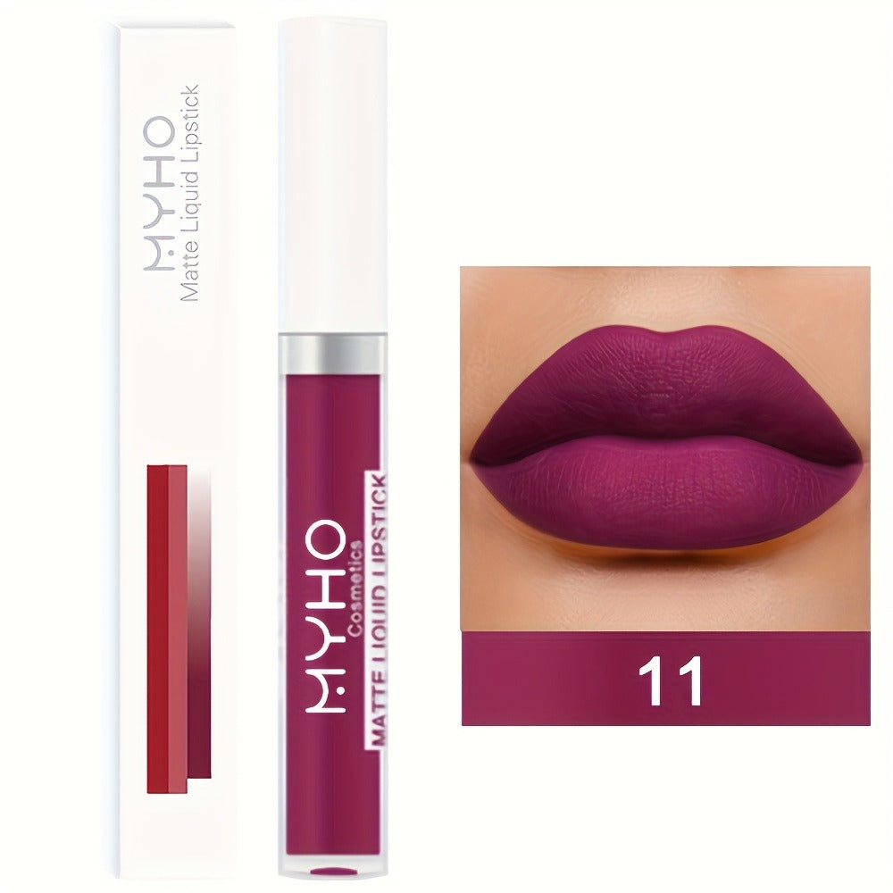 Lip Gloss Set by MYHO Cosmetics with 9 Matte Lip Colors per Set and Two Retained Shade Collections — image 11