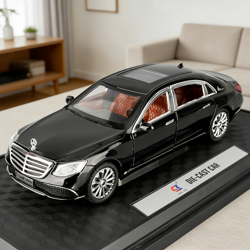 Mercedes-Benz E300 Diecast Car Model 1:24 Scale Zinc Alloy Static Replica, Openable Doors, Highly Detailed Collectible — imag
