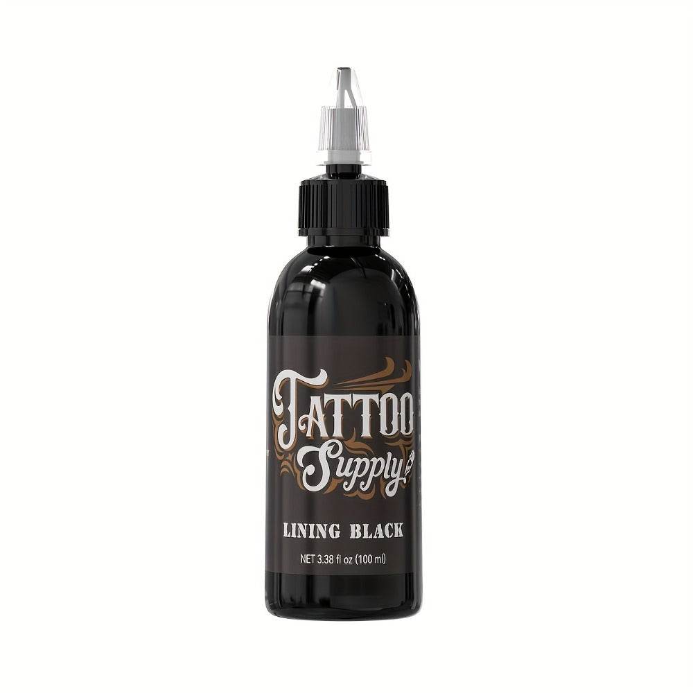 Tattoo Ink Neebol Lining and Shading Black Bottle Options in 100ml or 250ml with Four with Item-Specific Color, Capacity and 
