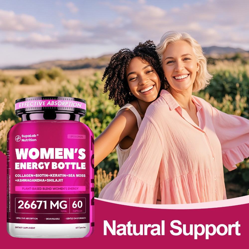 Women's Multivitamin 20-in-1 with Sea Moss, Shilajit & Ashwagandha, Daily Energy, Hormonal Balance — image 8