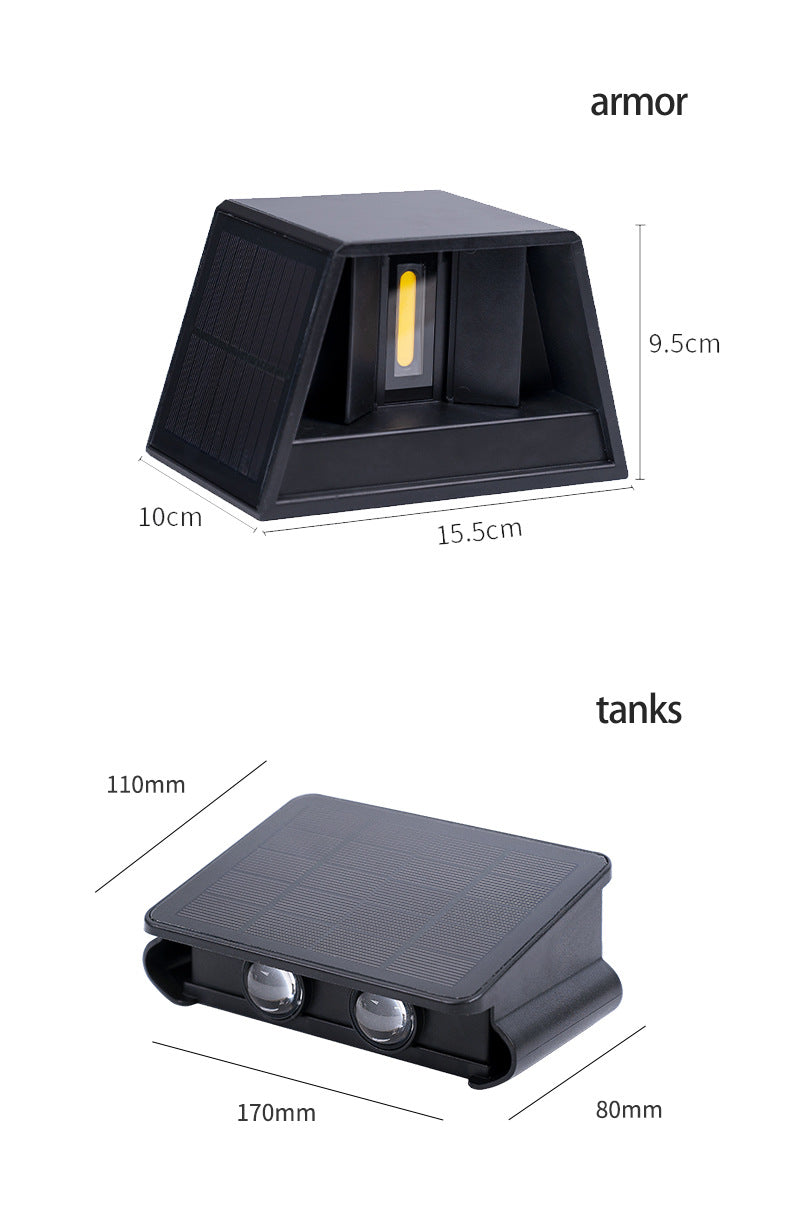 Solar Outdoor Corridor Waterproof Wall Lamp