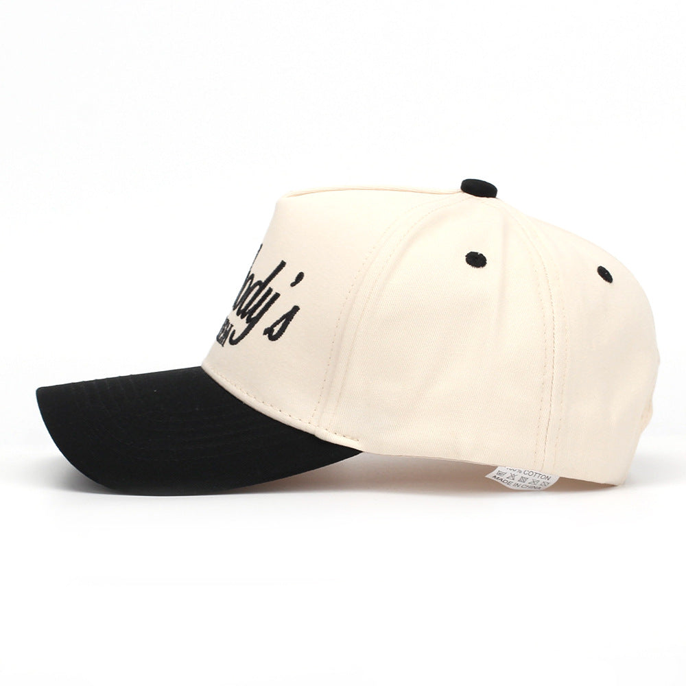 Breathable Sun Visor Cap With English Letters