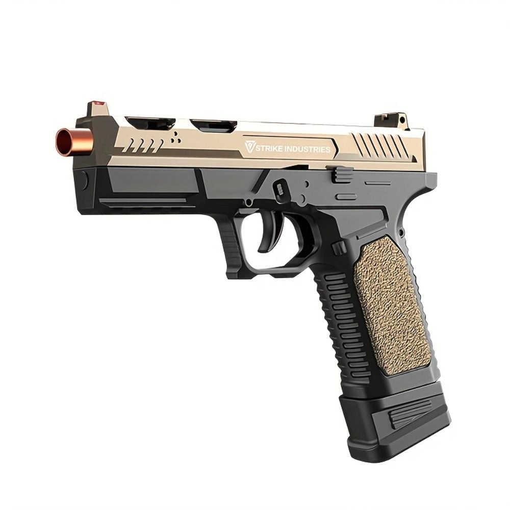 G17 Bullet Toy Gun for Boys, Rapid Fire Foam Dart Blaster Pistol, Realistic Textured Grip, Outdoor Shooting Game Toy — image 
