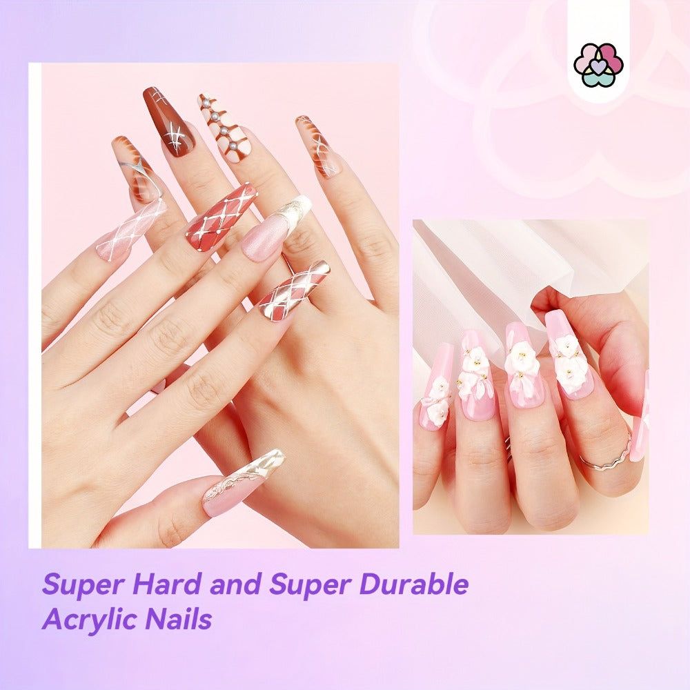 Odorless Acrylic Nail Liquid Monomer 8oz EMA Low Fume with Castor Oil & Vitamin E for Home and Salon Manicures — image 5