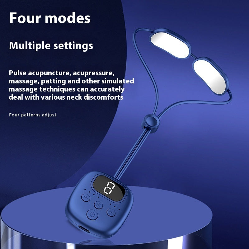 Pendant Neck Mini Neck Double Pulse Massager