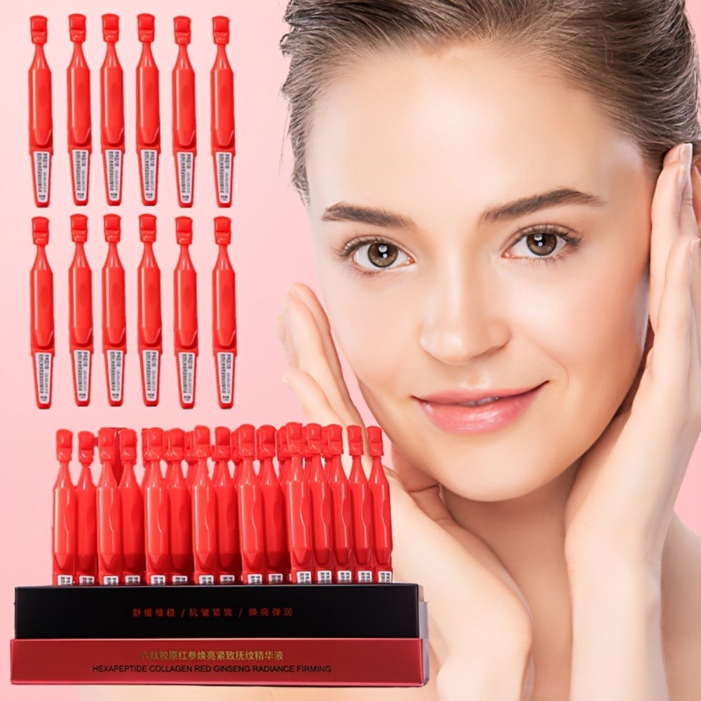 Face Serum Mercilen Red Ginseng 6-Peptide Collagen Ampoule Box with 30 Individually Packed Portions — image 12