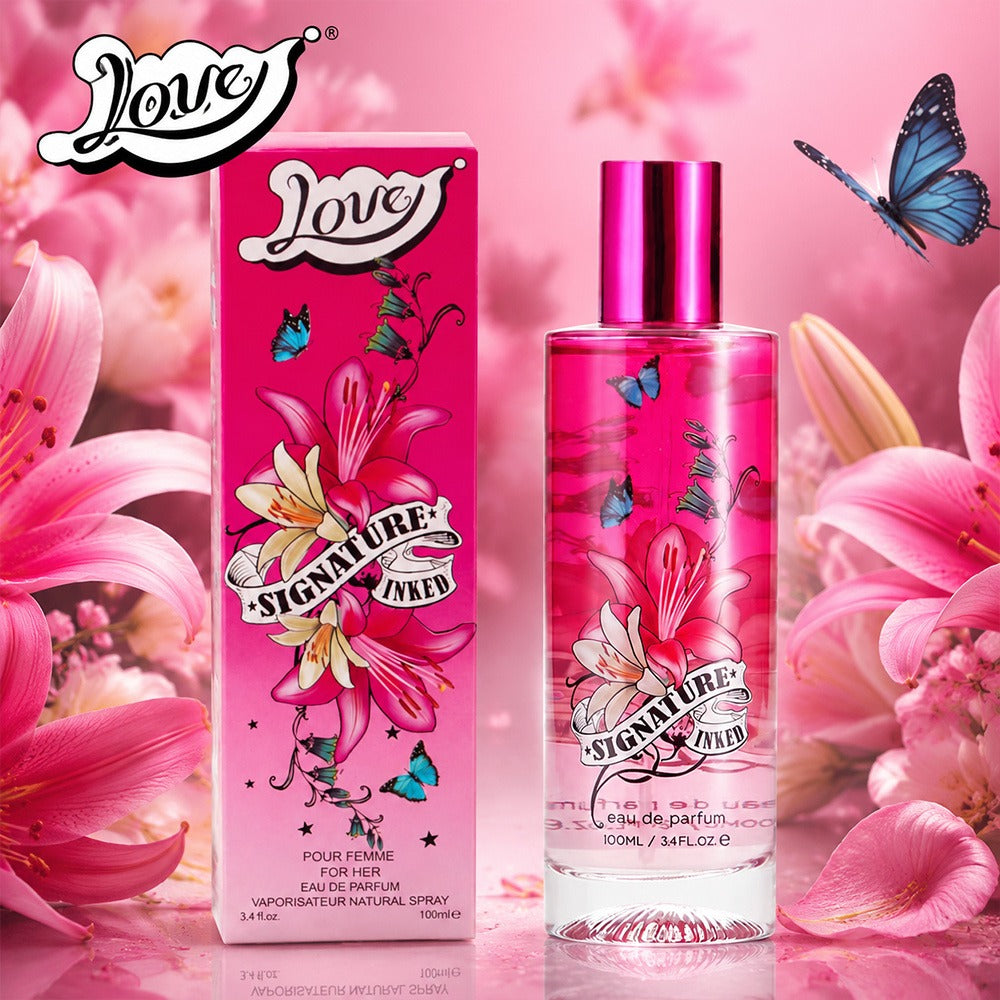 Eau de Parfum Fruity Collection for Women 100ml in Pink Bottles with 4-Note Source Profile — image 1