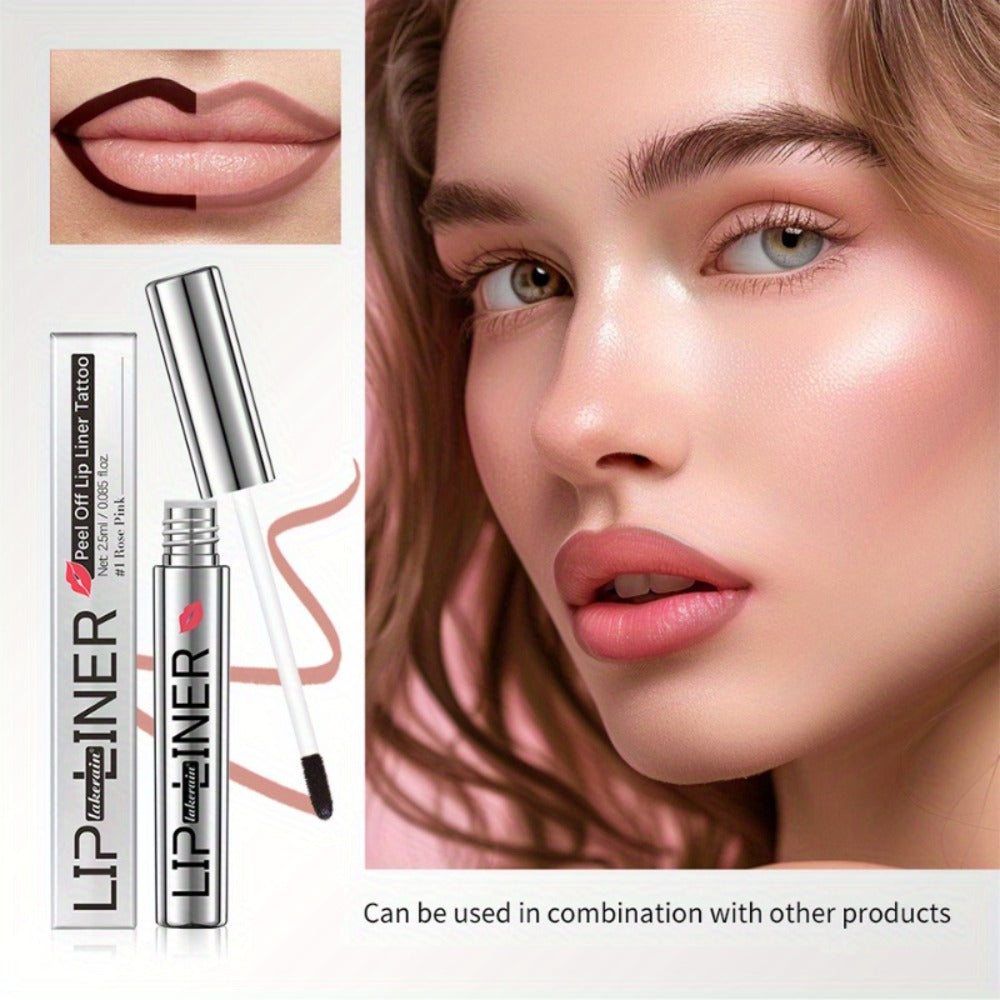 Lip Stain Pen Set 4 Colors 2-in-1 Lip Liner & Lip Tattoo – Waterproof Smudge-Proof Transfer-Resistant Matte Finish — image 8