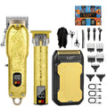 Hair Clippers & Trimmers LQT Golden Dragon Three-Piece Set with LCD Displays, USB Cables and Gift Box — image 14