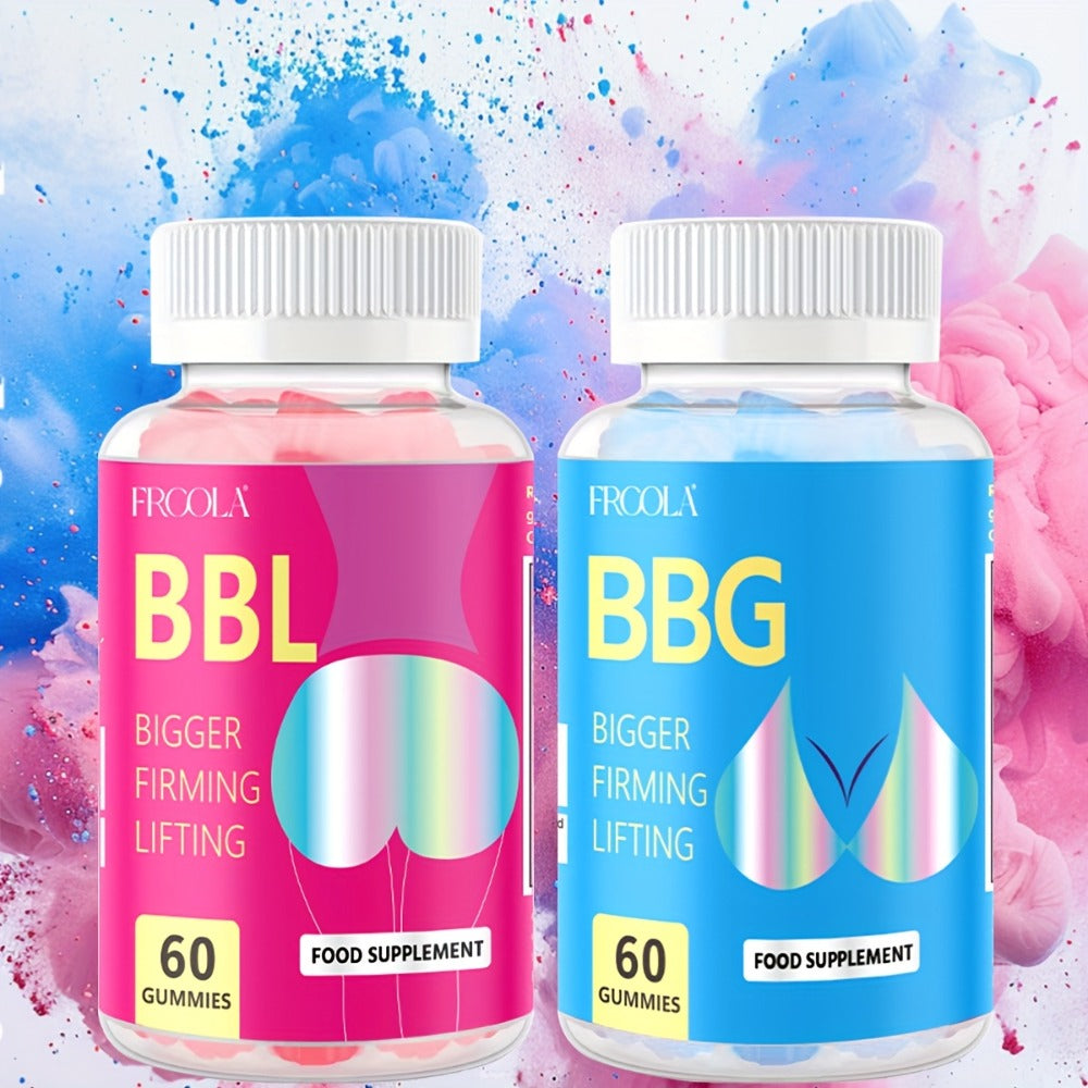Women's BBL & BBG Herbal Gummies, Bum & Chest Enhancement Support Supplement for Women, Strawberry Flavor — image 15