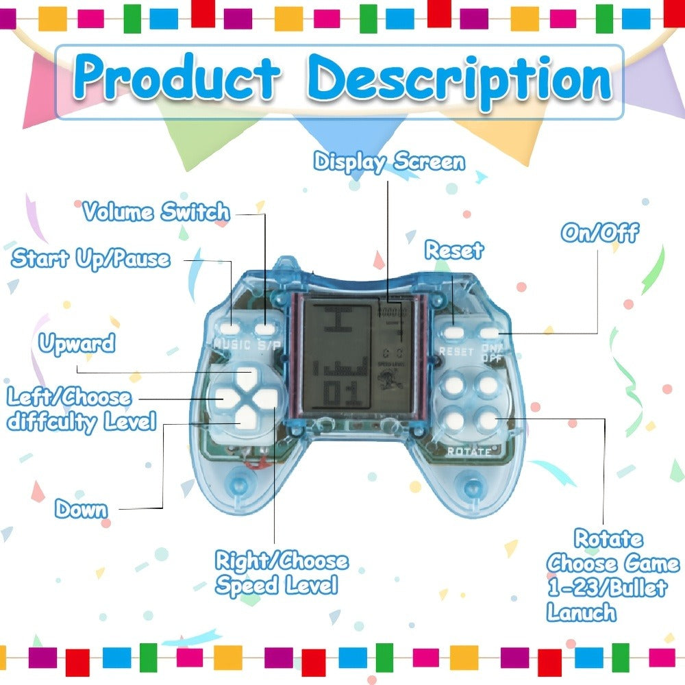 Party Favors Gaming Controller Keychains, 12-Piece Mini Backpack-Clip Set for Game-Themed Events — image 3
