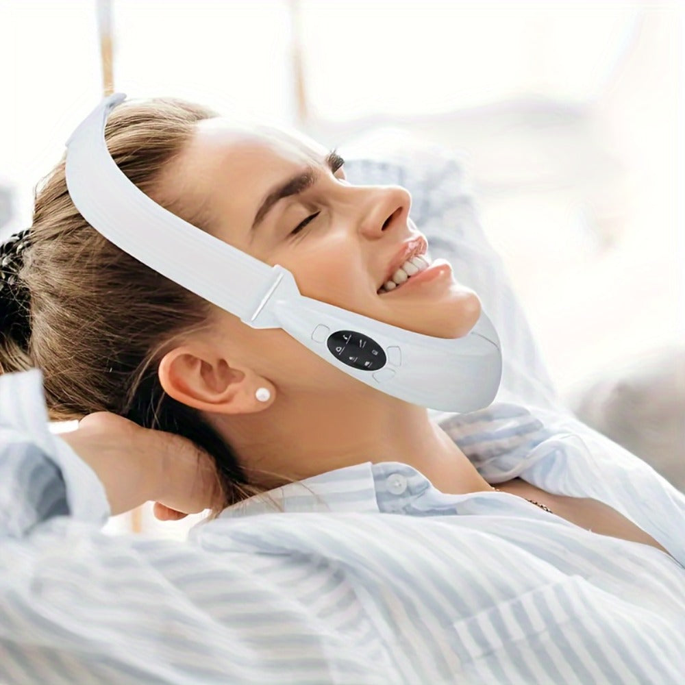 Face & Neck Massager Electric Vibration Lifting Tool - USB Rechargeable 400mAh Intelligent Beauty Device for Home or Salon Sp