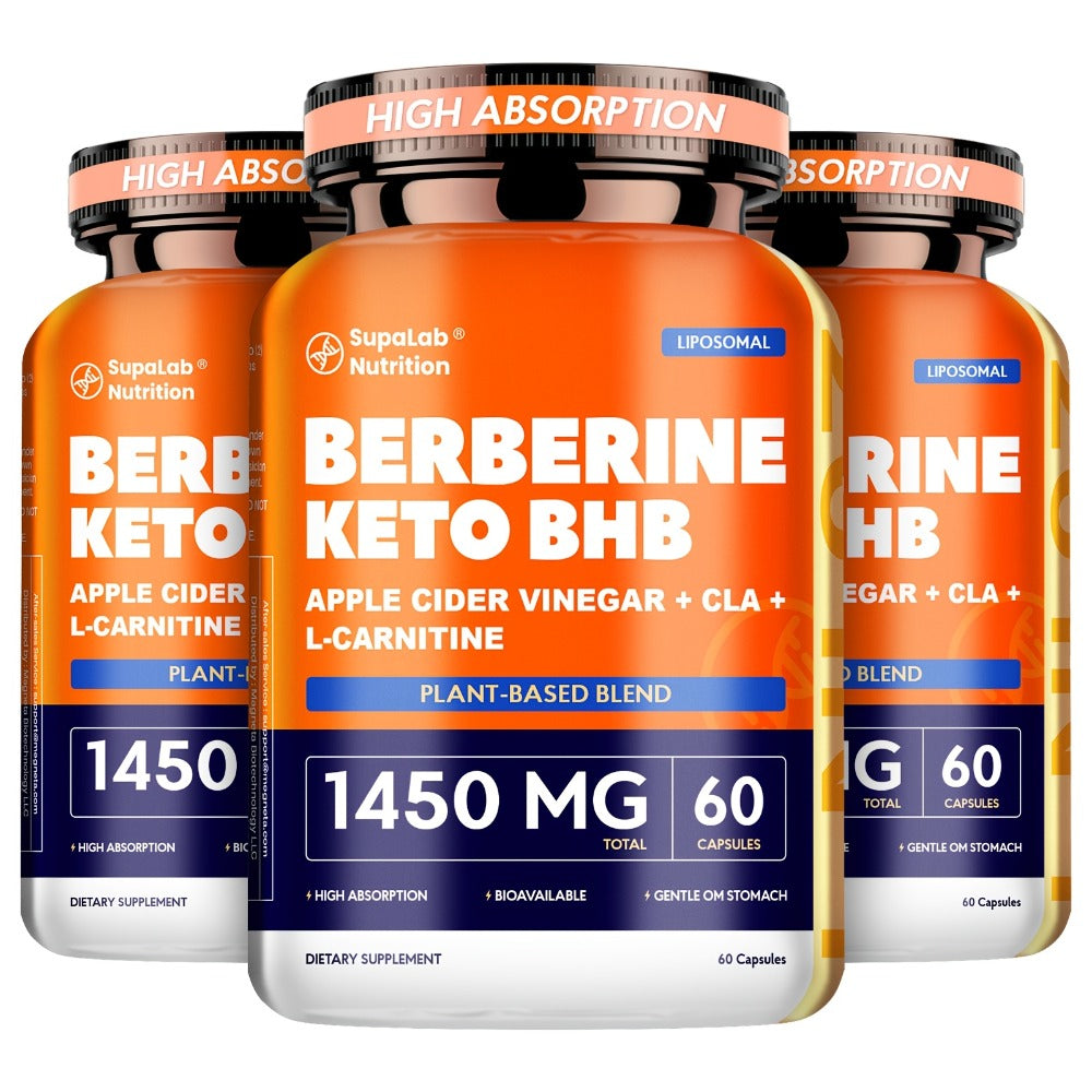 Herbal Weight Loss Capsules with White Kidney Bean & Berberine, Gut Health, Daily Energy & Body Reshape Diet Supplement for W