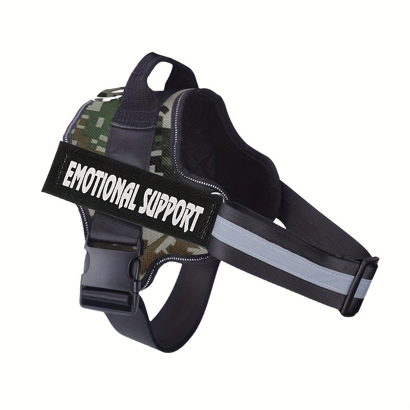 Emotional-Support Patch Dog Harness with Top Handle in Eleven Colors and XS-to-XXL Sizes Pictured — image 15