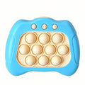 Blue Quick-Push Electronic Memory Game with Ten Pop Buttons, Four Pictured Modes and Back Controls — image 11