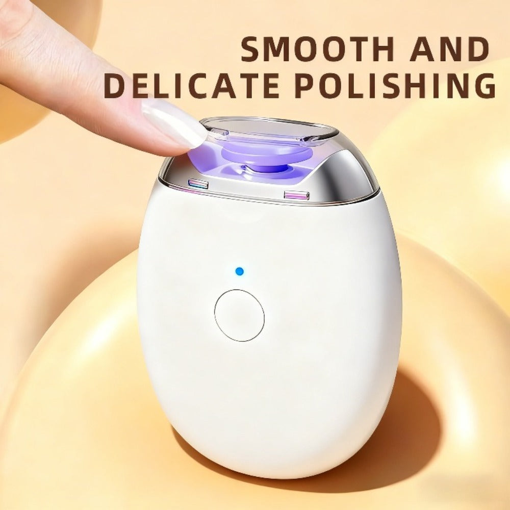 Electric Nail Clipper 2-in-1 Rechargeable USB Nail Trimmer Grinder Polisher Multifunctional Nail Care Tool — image 5