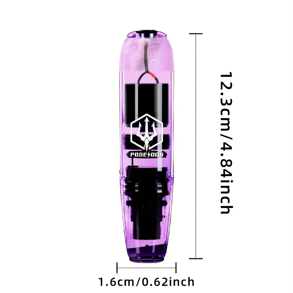 Tattoo Machine Kit POSEIDON SD01 Cordless Pen with 1500mAh Battery, Display, 20 Cartridges and 11 Inks — image 4