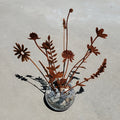 Rustic Metal Wildflower Bouquet, 10-Piece Mixed Stem Set from 25.4 to 40 cm for Vases and Planters — image 1