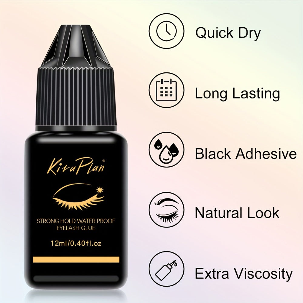 Odorless Lash Extension Glue Quick Dry Black Adhesive for DIY Individual & Cluster Lash Extensions — image 8