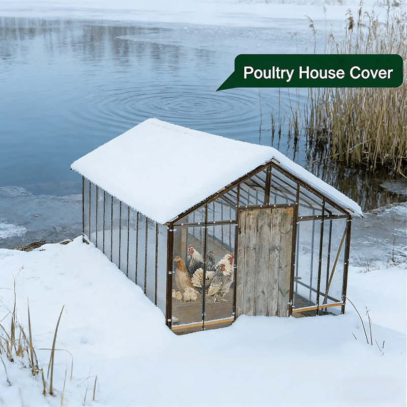 Clear Tarp Heavy Duty Transparent | Patio Carport Chicken Coop Cover — image 3