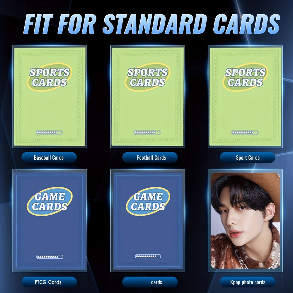 Penny Sleeves Trading Card Sleeves Bulk – Clear Soft Plastic Protector for Pokemon, Sports, Baseball, Football & Game Cards |
