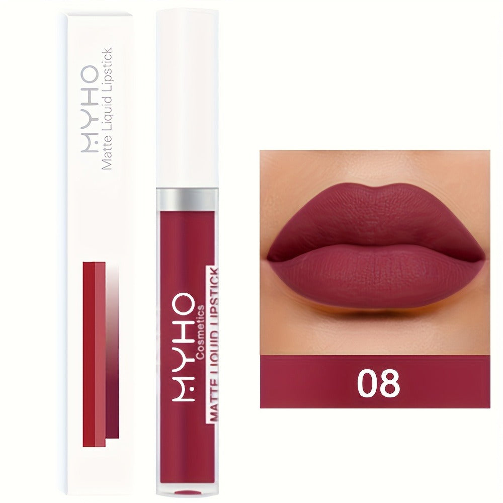 Lip Gloss Set by MYHO Cosmetics with 9 Matte Lip Colors per Set and Two Retained Shade Collections — image 14