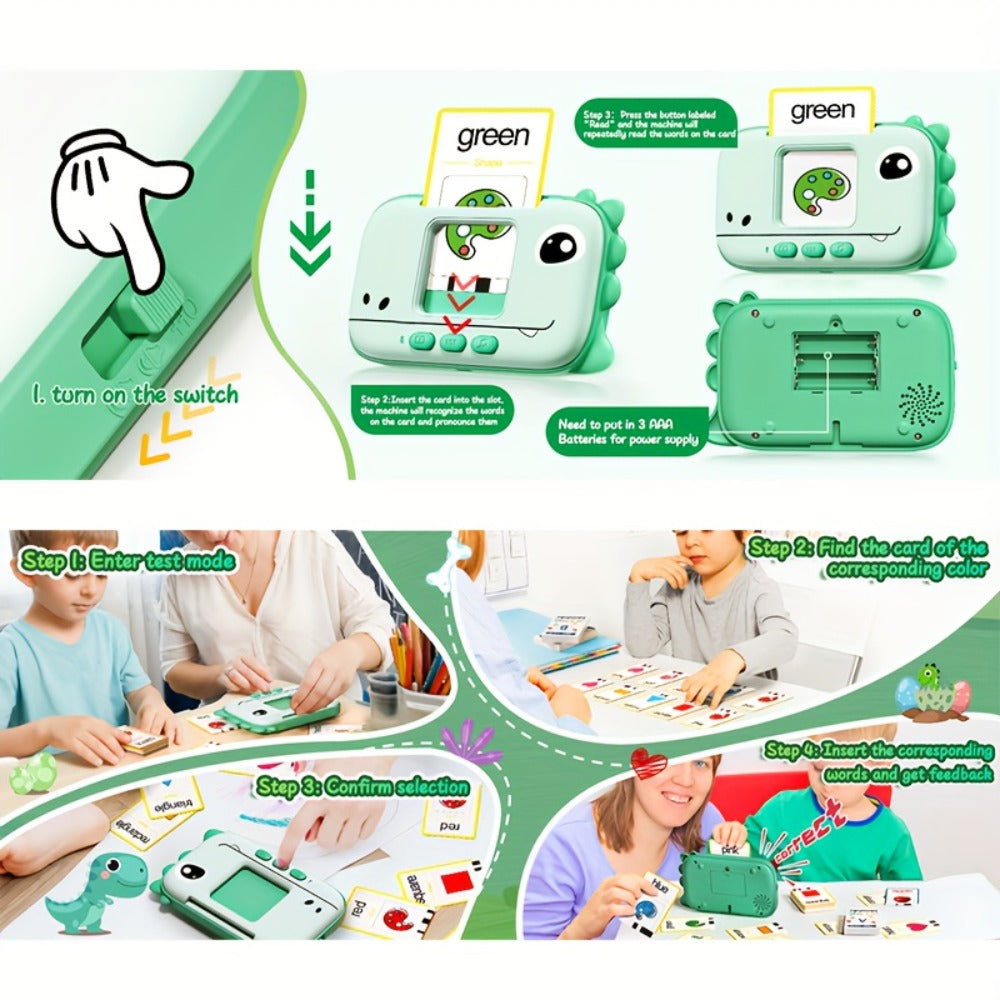 Talking Flashcard Machine for Toddlers 160 Words with the Listed Color, Size or Set Options for Everyday Use — image 17
