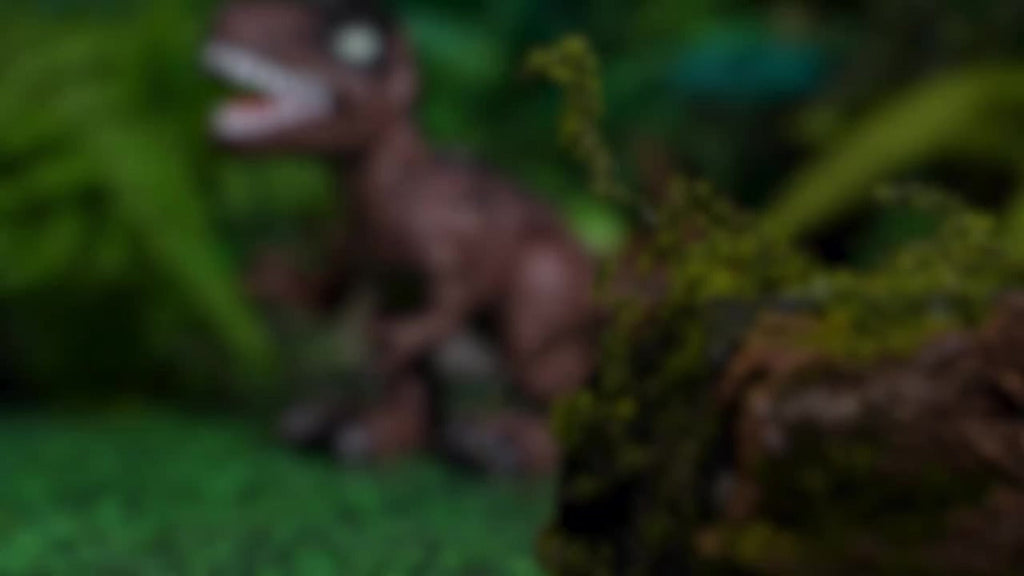 Interactive Dinosaur Toy Set 3 Pack with Walking, Roaring Sound & Lights, Electric T-Rex, Stegosaurus & Brachiosaurus — image
