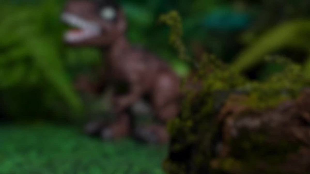 Interactive Dinosaur Toy Set 3 Pack with Walking, Roaring Sound & Lights, Electric T-Rex, Stegosaurus & Brachiosaurus — image