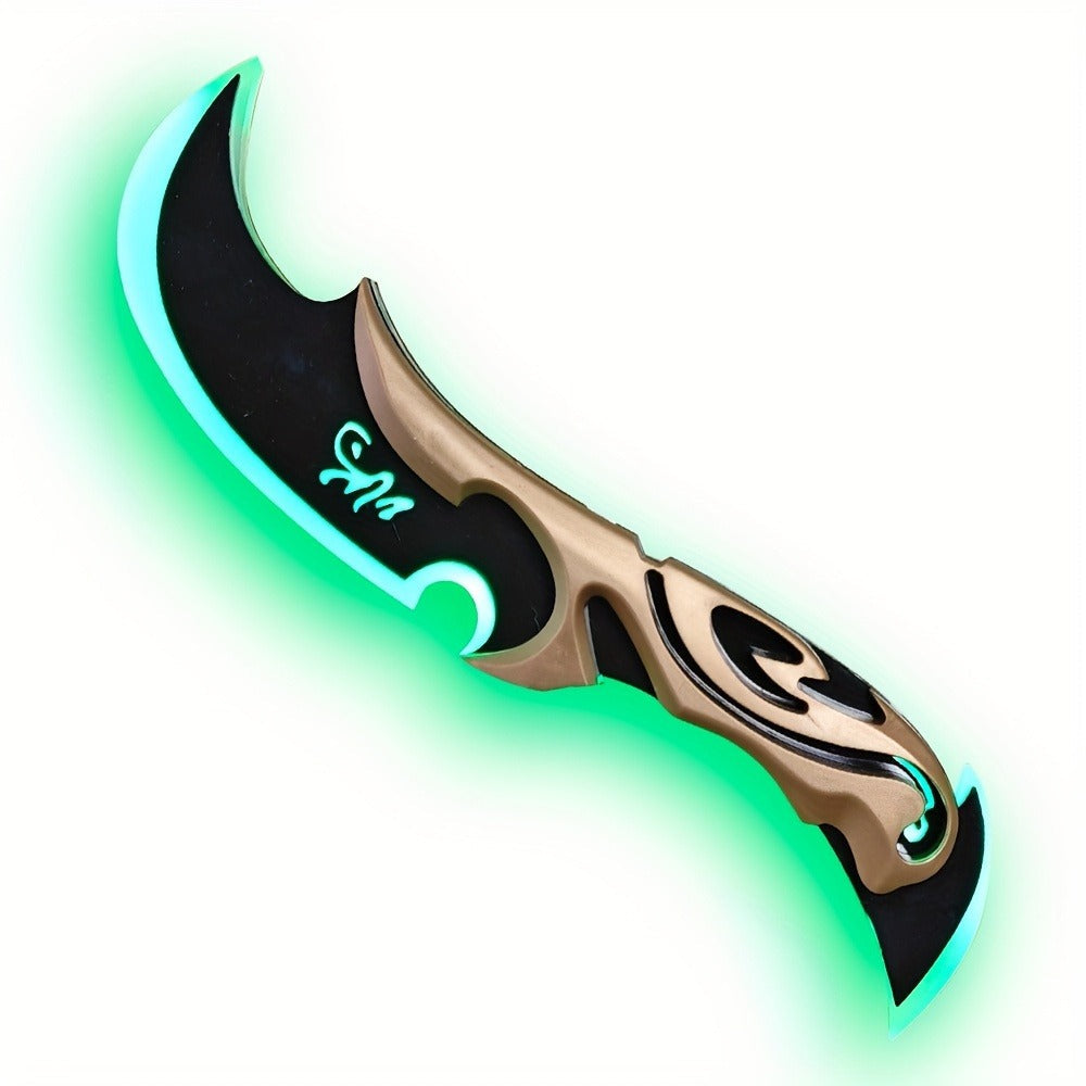Costume Accessories Rechargeable LED Half Moon Blade Prop, 30cm, with Five Light Color Options — image 10
