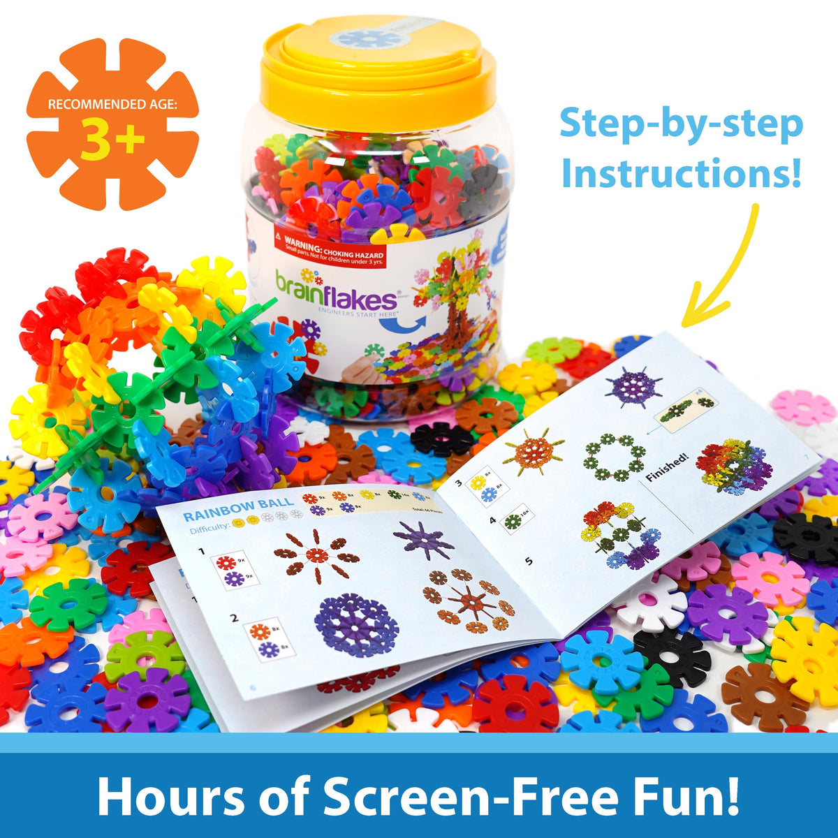 Brain Flakes Interlocking Disc Building Set 500 Pcs with the Listed Color, Size or Set Options for Everyday Use — image 10