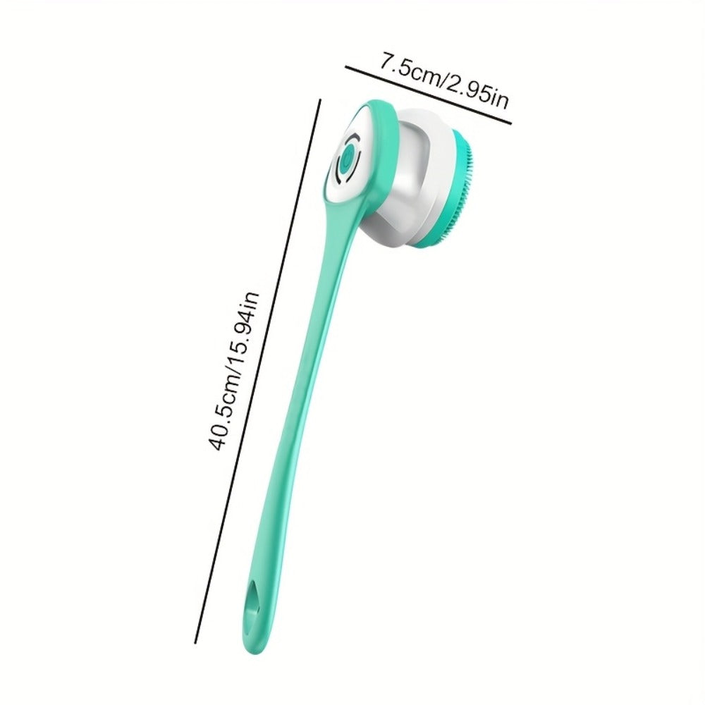 Electric Body Scrubber 6-in-1 Rechargeable Shower Brush - Vibrating Exfoliating Brush with Long Handle — image 6