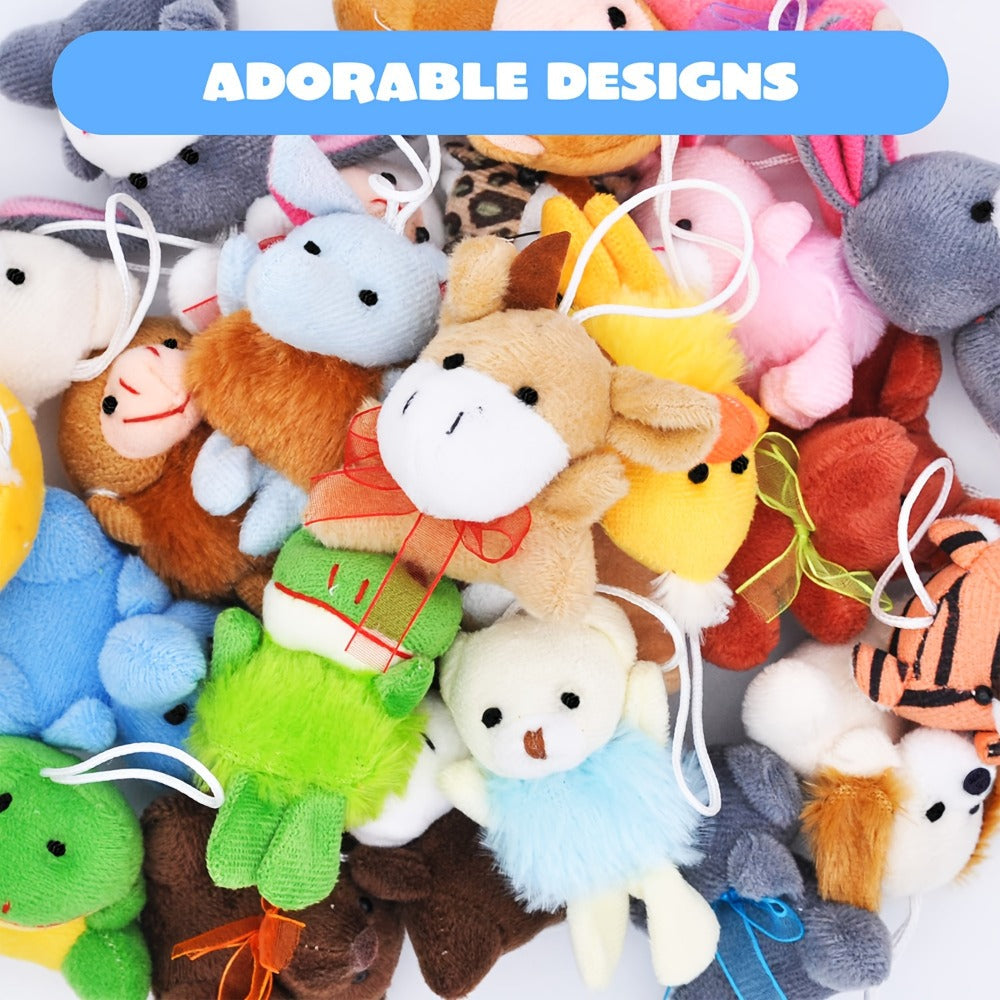 24-Piece Mini Plush Animal Keychain Set with 2.4–3.2 Inch Assorted Figures and Hanging Loops — image 6
