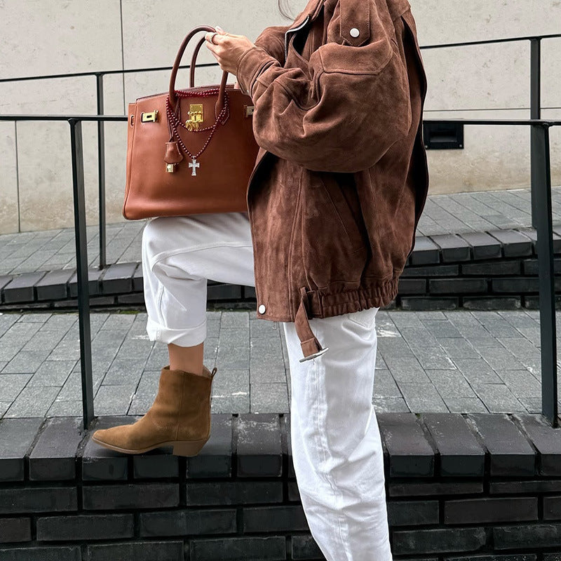 Short Loose Jacket Coat Women