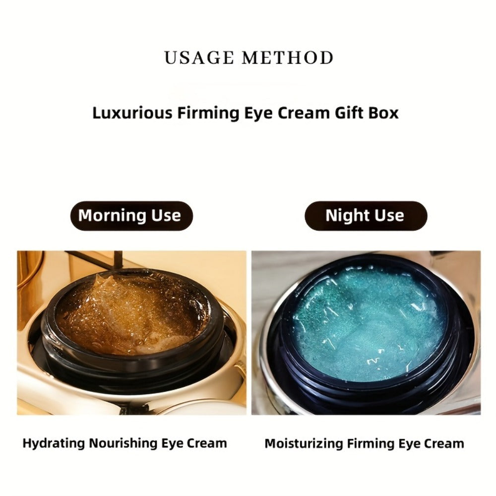 aoao Day and Night Eye Cream Two-Piece Set with Separate 18g Gold-Tone Cosmetic Jar Containers — image 14