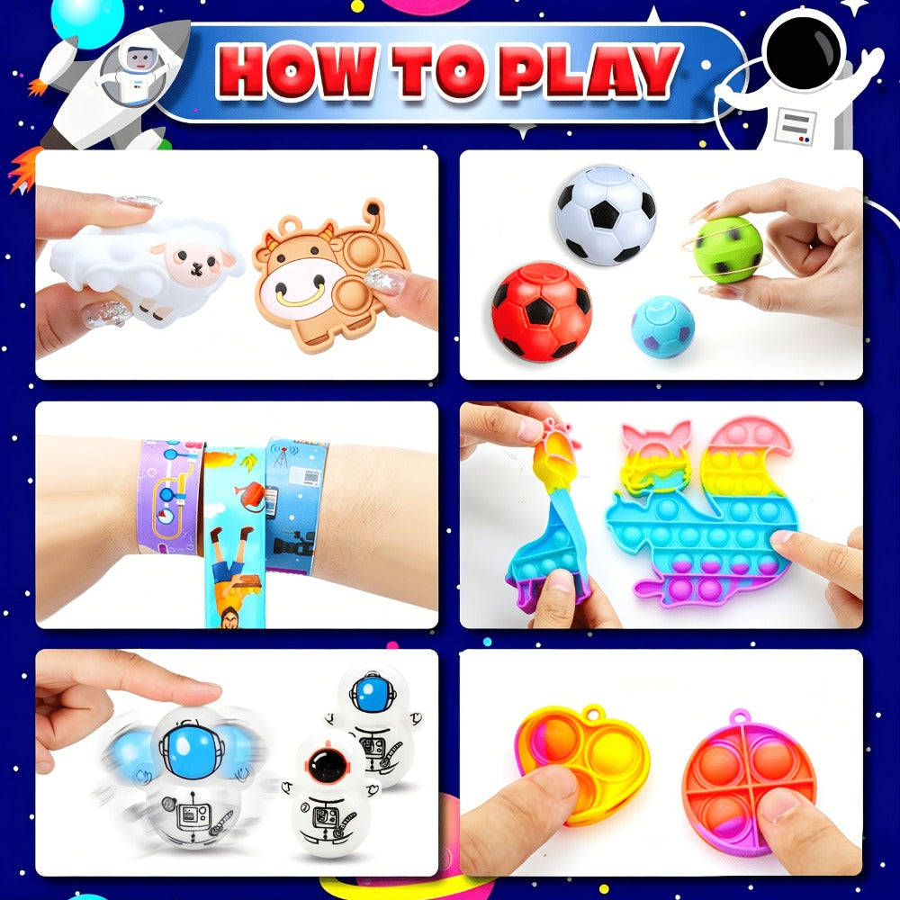 Party Favors Mixed Novelty and Fidget Assortment, 600-Piece Multicolor Set for Large Events — image 6