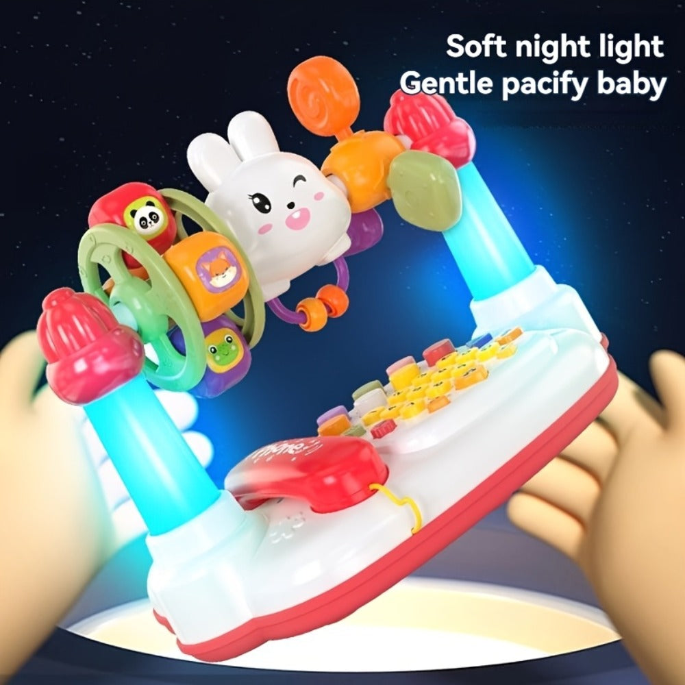 Rabbit Story Machine Toy for Kids with Piano Music & LED Lights, Multifunctional Educational Phone Toy — image 6