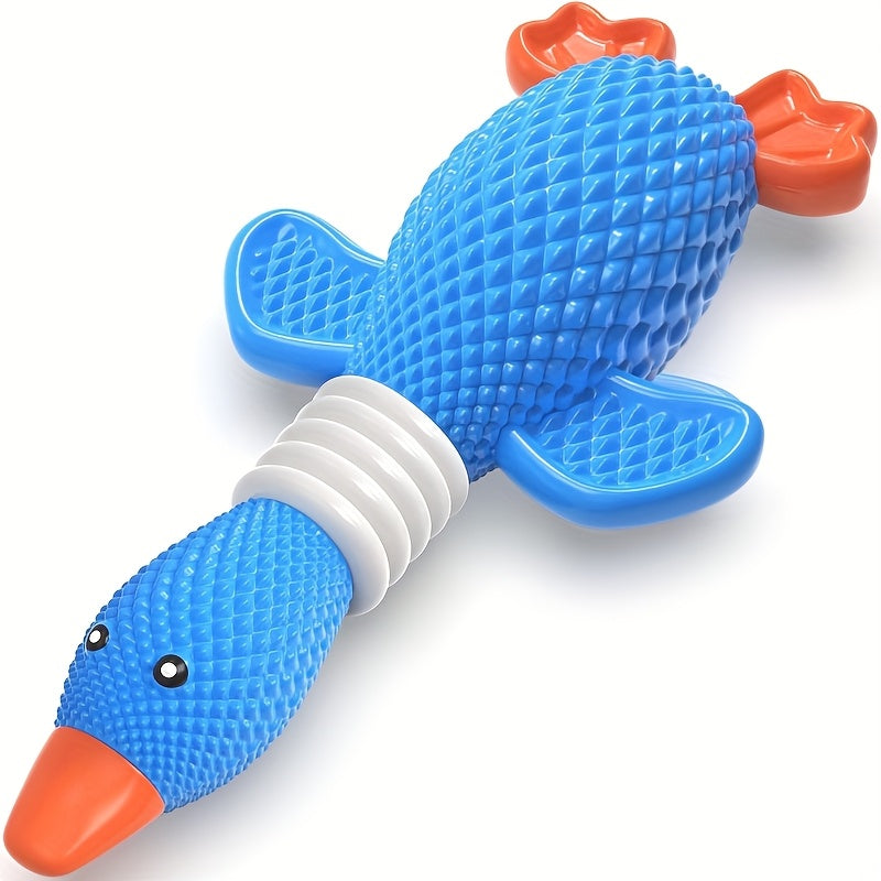 Dog Toy Nylon Goose or Clownfish Chew Design for Medium and Large Dogs in Two Blue Styles for Interactive Chew Play — image 1