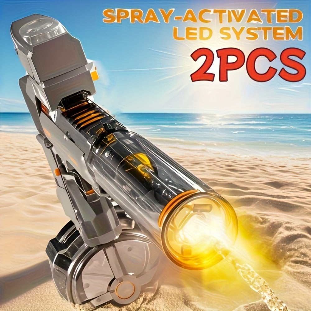 Two-Piece Electric Water Blaster Set with Lighted Sights, Rechargeable Batteries and Three Pairings — image 13