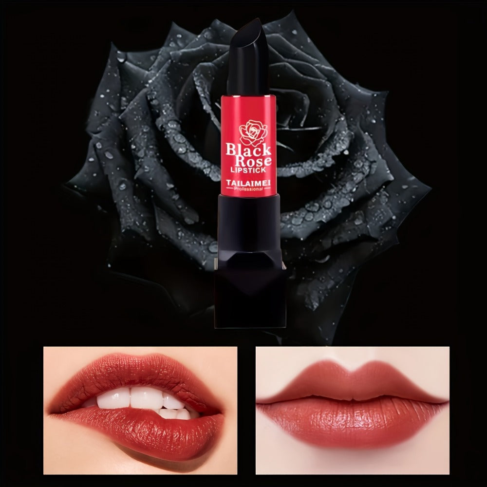 Non-Stick Moisturizing Red Lipstick – Velvety Matte Finish Long Lasting No Transfer Lip Color, Smooth Precise Application Nat