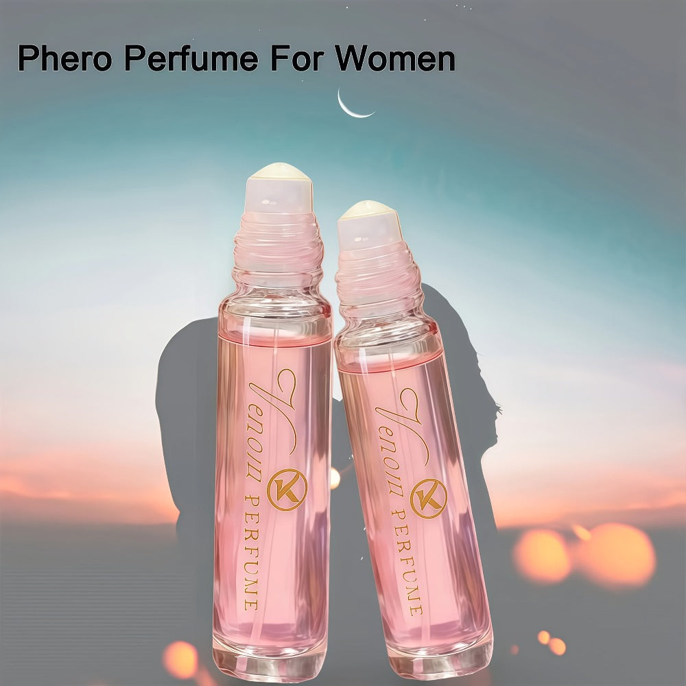 Pheromone Perfume & Jewelry Gift Set for Women 6-8 Hours - 2 Piece Fragrance Accessory Bundle for Bath Time, Home Spa and Per
