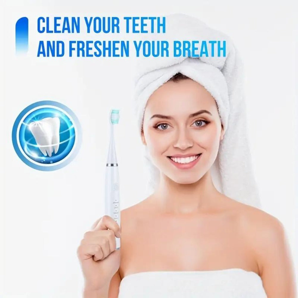Electric Teeth Cleaner Kit USB Rechargeable, 5 Cleaning Modes Dental Scaler Plaque Tartar Remover Gum Health — image 25