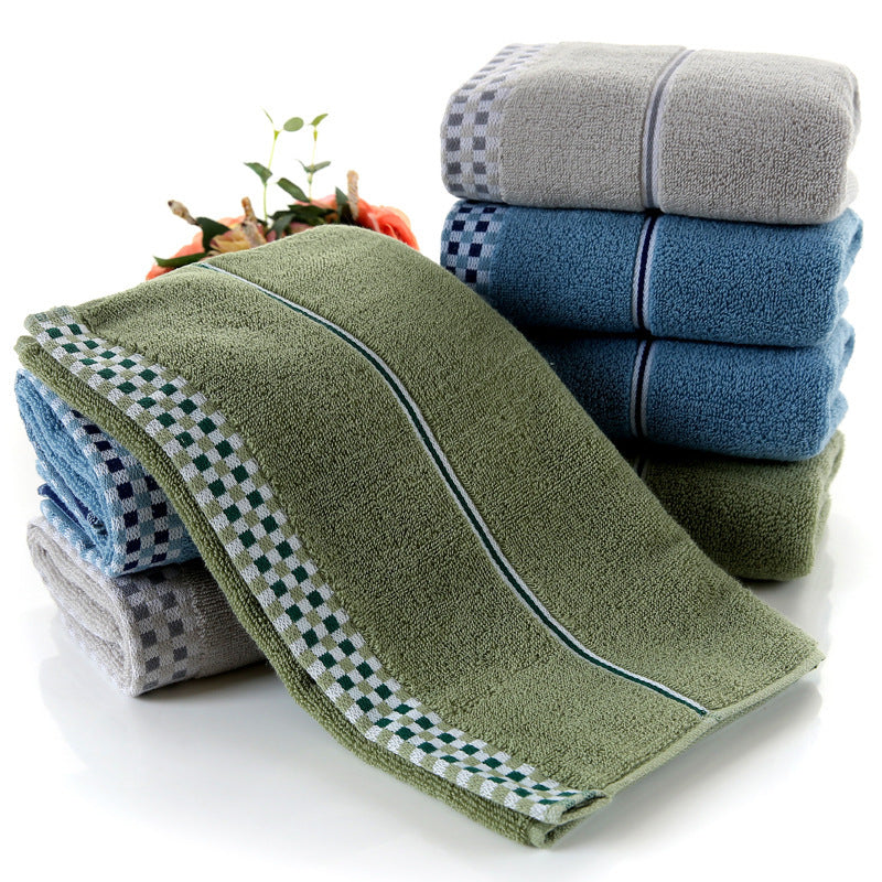 Soft absorbent facial towel couple adult towel